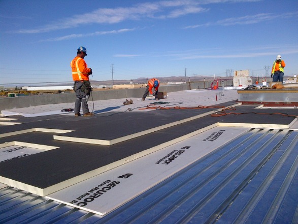 Working on Roof Blah